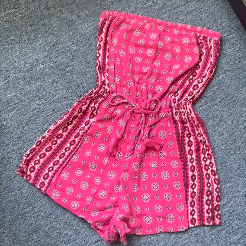 Pink Hollister romper